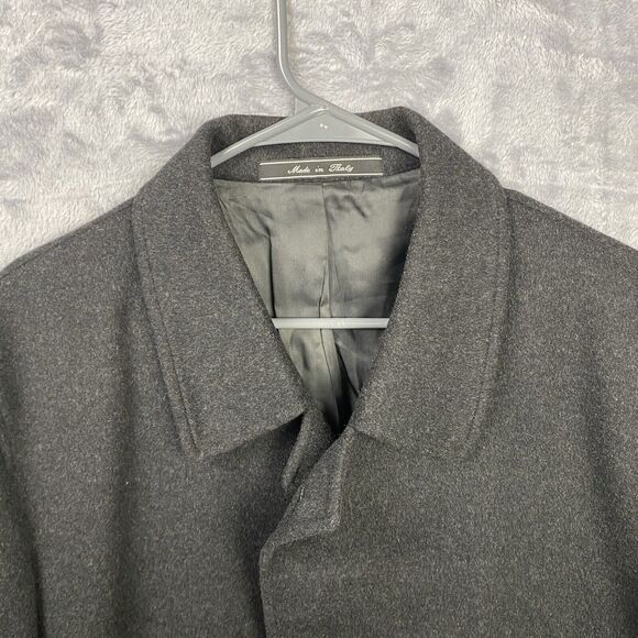 DKNY Mens Darcy Series Wool Cashmere Blend Overcoat Jacket Coat Preppy Old Money - Picture 2 of 10